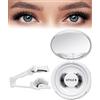 DAFNE Ciglia magnetiche, Ciglia Finte Magnetiche riutilizzabili con applicatore,ciglia magnetiche senza eyeliner, look naturale magnetico,facile da indossare e rimuovere(Set-A-B-C) (Style B)