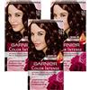 Garnier Color Intense Colorazione Crema durevole, 4, 15 Marrone cioccolato, 3 x 1 pezzo