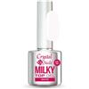 Crystal Nails - Milky Top Gel - White - 4ml