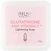 AILKE BOOST LUSTER - Sapone sbiancante per viso e corpo, con glutatione, vitamina C, ricche bolle, sapone per il bagno di capra fatto a mano, 150 g