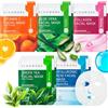 BLOOMORA Set da 10 Maschera Viso Mista al Collagen - Maschere per il Viso Idratanti per Pelle Fresca, Morbida & Nutriente, Face Mask Adatta a Donna e Uomo
