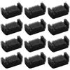 XHCTNB 12 Pezzi Filtro in Spugna Neri Fontanella per Gatti e Cani, Ricambio Schiuma per Distributore Acqua Animali Domestici, Accessori Pompa, 6.5 x 3 x 3 cm