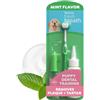TropiClean Fresh Breath Puppy, kit per l'igiene orale, deodorante per l'alito, kit completo di spazzolini da denti per cani per cuccioli, aiuta a rimuovere placca e tartaro, per cuccioli, 59 ml (la confezione può variare)