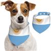 KIRROWE Bandana per cani con bandiera argentina per cani di taglia piccola e media e grande, foulard per cani e gatti sciarpa triangolare per ragazze o ragazzi