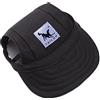 Himlaya Cappello da Baseball per Cani, Estate Berretto Cane Sport Protezione Solare Costumi Cane Accessorio con Fori per Le Orecchie e Cinghia Regolabile per Piccolo Cane Cani (S,Nero)