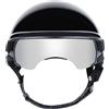 Chewtoyo Set di occhiali per casco per cani di piccola taglia, cappello rigido taglia S con lenti antivento per protezione solare, cinturino in poliestere regolabile, design con foro per le orecchie, per
