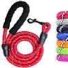 petlux Guinzaglio per Cani, Nylon Elastico e Riflettente Resistente 1,5mt Impugnatura Imbottita Antiscivolo Addestramento per Cani (Rosso)