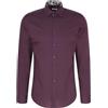 Seidensticker Camicia da Uomo Business - Slim Fit - Non necessita di Stiratura - Colletto Kent - Maniche Lunghe - 100% Cotone, Lilla, 42