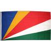 Flaggenfritze Bandiera/Bandiera SEYCHELLES + GRATIS Sticker, bandiera fritze®, Hissflagge 90 x 150 cm