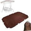 Generic Cappottina per Dondolo da Giardino 2 e 3 Posti, Tetto di Ricambio per Altalena da Patio Poliestere Impermeabile 210D per Mobili da Veranda(164x114x15cm/64x45x6in)