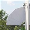 FWIKDUN Tenda da sole pieghevole per terrazzo, colore grigio, 210 x 210 cm, protezione dal vento per balconi e terrazze, pratica struttura pieghevole e protezione dagli sguardi indiscreti
