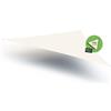 GARD & ROCK - Tenda ombreggiante AUSTRAL' HDPE 220g/m2 microforato, Mi proteggo dal Sole Mentre arredo Il Mio Giardino! (Avorio, Triangolo 3.6x3.6x3.6m)