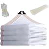 Generico Rete Ombreggiante Bianca 55% Resistente ai Raggi UV, Telo Ombreggiante Con Occhielli, Rete Parasole Traspirante per Balconi Giardino Piante e Auto 2.5x3 3x3 3x4 4x6 5x6 1.5x10m(2.5x5.5m)