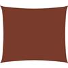 vidaXL Parasole a Vela Ombra Tenda da Sole Elegante Moderna Anti UV Giardino Frangisole Terrazza Balcone Tessuto Oxford Rettangolare 3,5x5m Terracotta