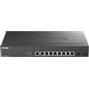 D-Link DMS-1250-10SP - Switch - L2+ - Intelligente - 8 x 10/100/1000/2,5G (PoE+) - DMS-1250-10SP/E