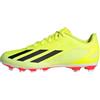 adidas Unisex - Adulto X Crazyfast Club Flexible Ground Boots, Solar Yellow / Core Black / Cloud White, 46 EU