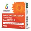 Colours Of Life Bagno doccia solido CALENDULA per pelli delicate e sensibili, pack eco-friendly, prodotto naturale, con pratico nastro in cotone 80 g Colours Of Life SKIN SUPPLEMENT