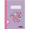 Miquelrius - Quaderno spillato A5 a quadretti, 48 fogli di carta extra opaca da 70 g/m², rilegatura spillata, copertina in cartoncino plastificato, risguardo stampato, spazio per il nome, Wish