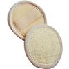 Leeadwaey Comoda spugna per il viso per il lavaggio del viso a soffio spugna esfoliante detergente spugna per la cura del viso, beige, 8 cm