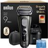 Braun Rasoio elettrico Braun Series 9 PRO+ da uomo, 5+1 lame ultrasottili, rasoio elettrico, batteria con autonomia di 60 minuti, stazione di ricarica, 9665cce