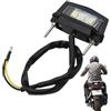 Maodom Luce targa per moto, luce posteriore a LED, piccola luce per targa, per moto, luci di modifica per strade buie e giorni nebbiosi