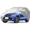 Alvorox telo copriauto adatta per Volkswagen T-ROC, copertura parasole da polvere, sole e pioggia, leggera e sottile taffetà 210T, impermeabile copri auto esterno