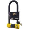 FR sécurité FR SECURITE FR85250 Lucchetto a U Alta Sicurezza Omologato SRA, Arco ø18 Acciaio Temperato Doppio Blocco Antigraffio, Serratura Antistrappo, U-lock Antifurto 85x250mm per Moto, Scooter, Bici