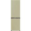 CANDY FRIGORIFERO COMBINATO CANDY CNCQ2T518EC, Capacità netta totale 279 l, Rumorosità: 38 dB(A), 4 ripiani, Dimensioni: L 54,5 cm A 182,5 P 60,2 cm, Beige, Classe E