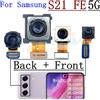 JDZHYYWB Fotocamera anteriore posteriore per Samsung Galaxy S21 FE 5G G990 Selfie frontale posteriore principale modulo fotocamera frontale parti flessibili