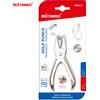 MOTARRO Perforatrice a forma di cerchio singola portatile Capacità di 5 fogli 1/4 di pollice di diametro del foro Perforatrice per carta per forniture per ufficio