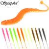 Spinpoler Esca morbida Richiamo di pesca Shad Stick Verme Spigola Lombrico finto Trota artificiale Spigola Drop Shot Persico Leurre 10 pz/pacco