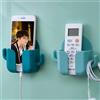 1 pz supporto per telefono cellulare senza punzonatura supporto da parete supporto per telecomando organizzatore scatola di immagazzinaggio ricarica comodino contenitore rack regalo