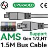 InnoTech Per Bambu lab AMS/AMS 2 Pro/AMS HT 1.5M Cavo bus a 6 pin per stampante 3D serie X1/P1/H2D