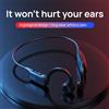 Beauddy Auricolari Bluetooth wireless X7, display a batteria LED con conduttore d'aria in stile sportivo, supporto per l'inserimento della scheda di memoria