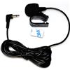 VIKEFON Microfono audio per auto Spina jack con clip da 3,5 mm Microfono stereo mini microfono esterno cablato per professionisti radio DVD automatici