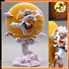 Bandai Statuetta Anime One Piece 16cm, Fata Lunare Nika Monkey D Luffy Gear 5 con Luce Lunare, Action Figure GK, Modellino da Collezione