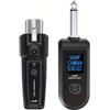 HOMEFISH Sistema Microfonico Wireless UHF con Trasmettitore e Ricevitore XLR per Microfono Dinamico, Chitarra, Mixer Audio e Sistema PA