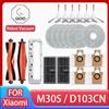 GIOIO Per Xiaomi Mijia M30S D103CN Robot Aspirapolvere Accessori Spazzola Laterale Principale Filtro Hepa Mop Panno Sacchetto per la Polvere di Ricambio di Ricambio