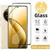 ONEVAN Proteggi schermo in vetro temperato da 2 pezzi per Realme 14 13 Pro 13 Pro Plus 12 5G 12 Plus 12 11 Pro+ 11 5G Resistente alle impronte digitali,