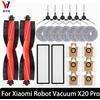 HAOYUNMA Per Xiaomi Robot Aspirapolvere X20 Pro / D102GL Parti per aspirapolvere Accessori Rullo principale Spazzola laterale Filtro Hepa Mop Sacchetto per la polvere in tessuto