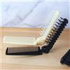 NONE Pettine pieghevole compatto portatile Pettine per massaggio portatile per capelli ricci a doppio scopo Pettine per capelli da viaggio per dormitorio per studenti antistatico