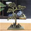 NONE Ornamenti per aromaterapia in stile cinese di pino Incenso Cerimonia del tè Stufa da appendere in legno di agar Decorazione per bruciatore creativo per interni domestici