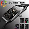 paazomu Nuovo Smartwatch Ultra Sottile da Uomo con Display AMOLED HD da 1,96 Pollici, Sempre Attivo, Chiamate Bluetooth, Promemoria, Compatibile con Android e iOS