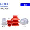 QIXIAO Ventosa rossa in silicone BT con aspirazione pneumatica a stella SR-20 SR-25-3 per accessori manipolatore macchine per stampaggio a iniezione