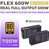 METALFISH Flex 600W Alimentatore modulare Piccolo computer 1U PSU Flex-ATX 500W Per ITX Compact Mini PC POS AIO NAS 90-264V