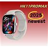 ZORDAI 2025 Nuovo HK 11 Pro MAX Astuto Della Vigilanza AMOLED Serie 10 Bussola NFC 46m 4G ROM Chiamata Bluetooth Rete AI Robot Smartwatch Uomo Donna