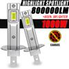 SHOVIA H1 Lampadine per fari a LED per auto Canbus Luci automatiche ad alta potenza 800000LM 1000W Mini formato Messa a fuoco Faro per automobile Fendinebbia 12V 24V