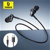 Baseus Encok CZ11/HZ11 Auricolari cablati Tipo-C/Auricolari cablati con jack da 3,5 mm con microfono 120 ° Angolo per computer portatile, tablet, telefono