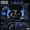 KaiAqua Cuffie Wireless Bluetooth 5.4 all'Ingrosso, Auricolari True Wireless con Microfono, Controllo a Pulsante, Riduzione del Rumore, Ganci per Orecchie, Impermeabili