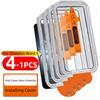 Wolfrule 4/3/2/1pcs Per Oneplus Nord 5 Vetro Oneplus Nord 5 Vetro Temperato 9H Copertura Completa Colla Senza Polvere Protezione Dello Schermo Oneplus Nord 5